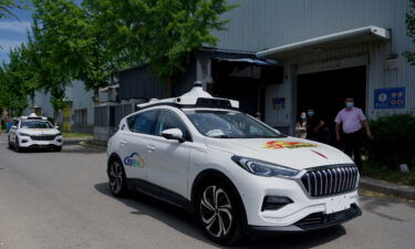 Baidu's fleets of robotaxis