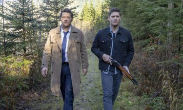 Misha Collins as Castiel and Jensen Ackles as Dean in "Supernatural."