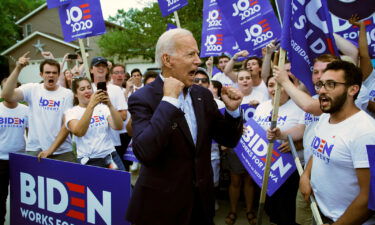 President Joe Biden is seen here in Clear Lake