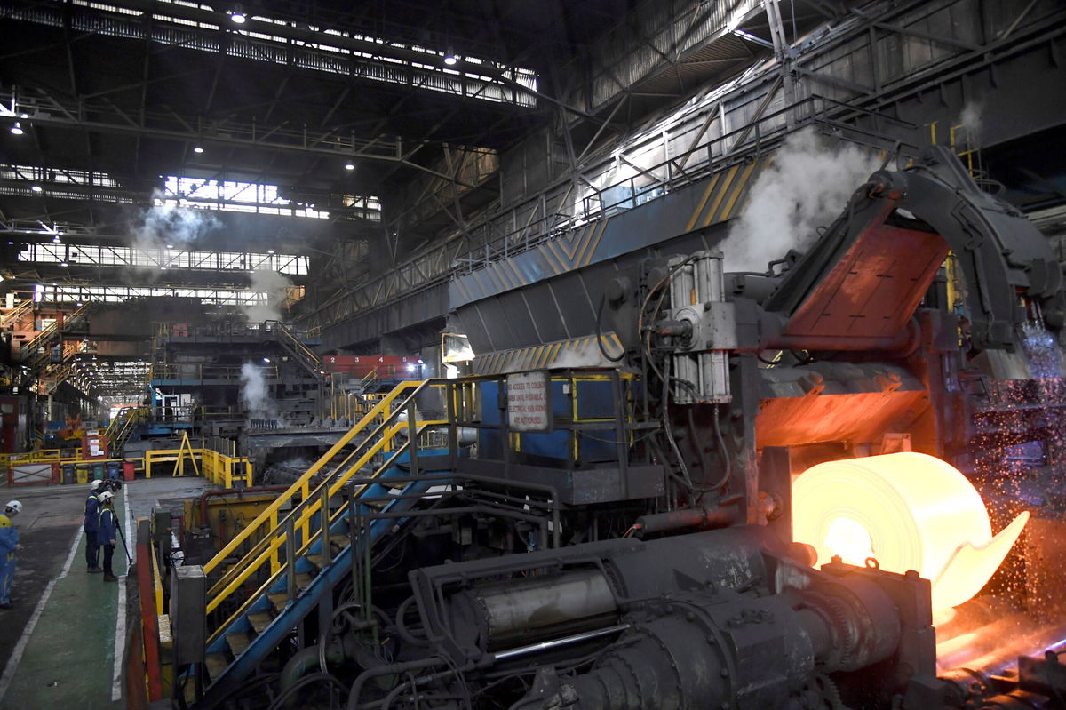 <i>ALPR/AdMedia/ MediaPunch/AP</i><br/>Some big Indian businesses are joining the exodus from Russia. The interior of the Tata Steel plant in Port Talbot