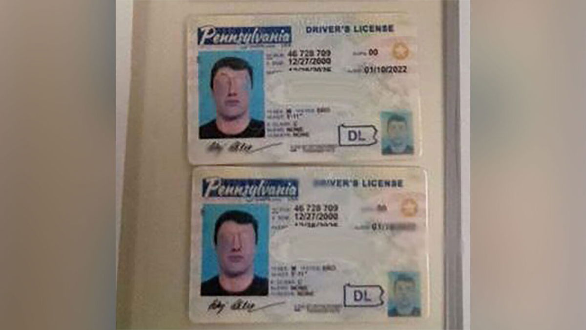 Counterfeit driver licenses like these were seized by CBP officers in Cincinnati.