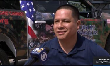 A New York City veteran and double-amputee was honored Friday and gifted a new truck