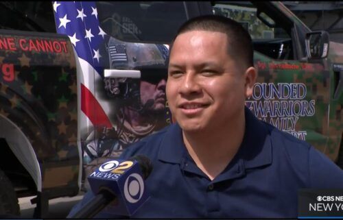 A New York City veteran and double-amputee was honored Friday and gifted a new truck