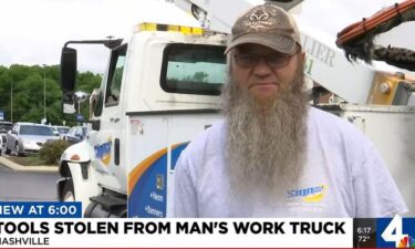 The stolen tools belonged to Sign Me Up LLC employee Scottie Turner.