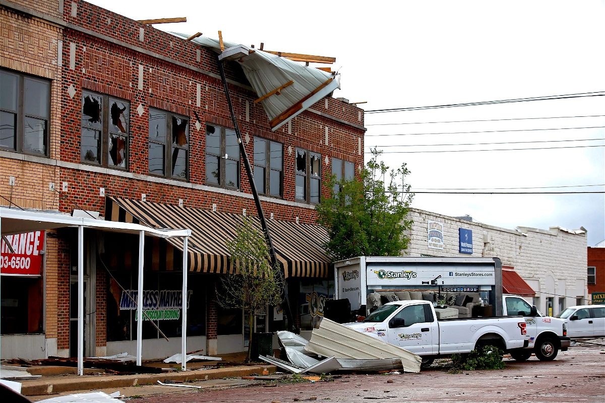 <i>Sarah Phipps/The Oklahoman/USA Today Network</i><br/>A tornado swept through Seminole