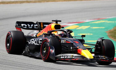 Red Bull driver Max Verstappen of the Netherlands steers his car during the Spanish Formula One Grand Prix at the Barcelona Catalunya racetrack in Montmelo