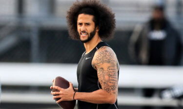 Colin Kaepernick trained with the Las Vegas Raiders