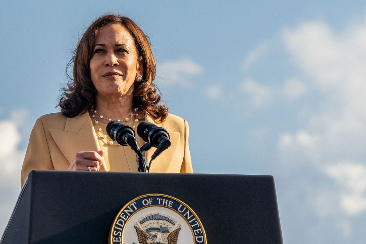 <i>Brandon Bell/Getty Images</i><br/>Vice President Kamala Harris