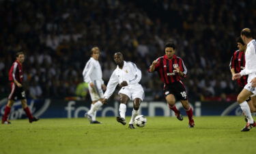 Claude Makelele won the Champions League with Real Madrid in 2002.