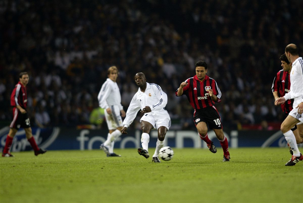 <i>Gary M. Prior/Getty Images Europe/Getty Images</i><br/>Claude Makelele won the Champions League with Real Madrid in 2002.