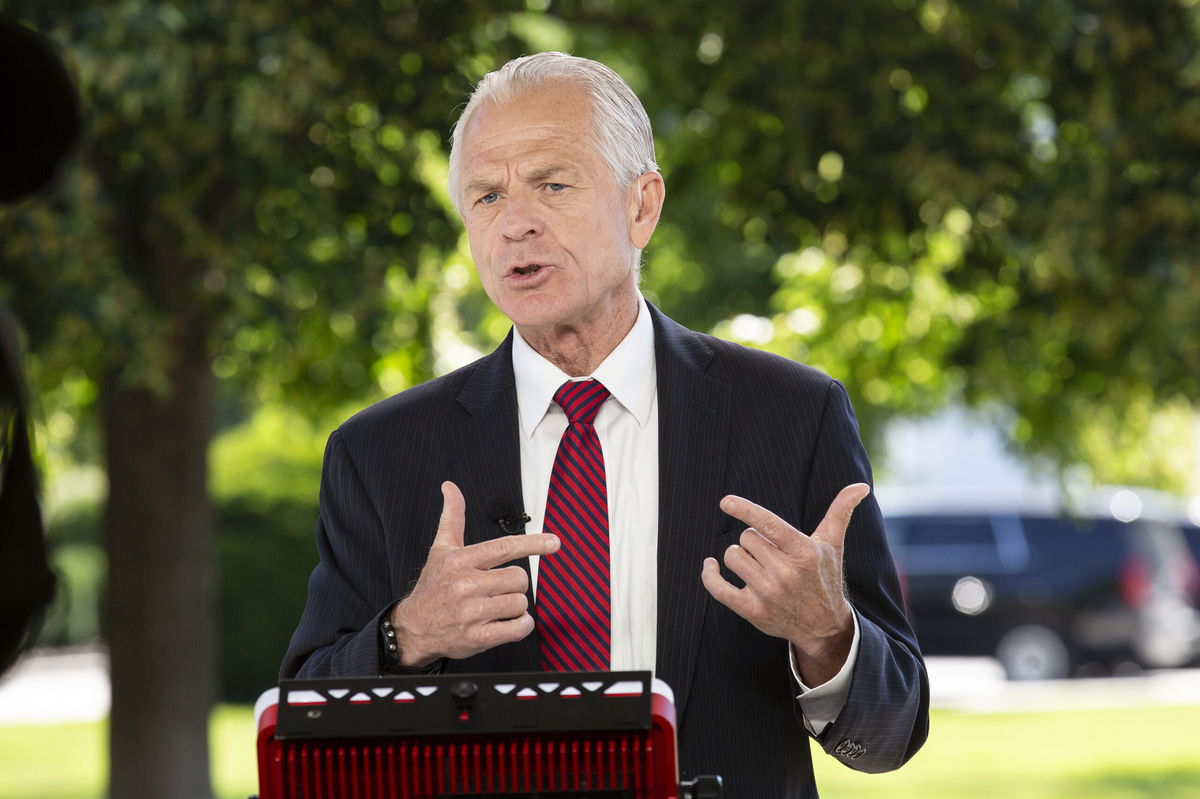 <i>Stefani Reynolds/CNP/Bloomberg/Getty Images</i><br/>Former Trump White House adviser Peter Navarro