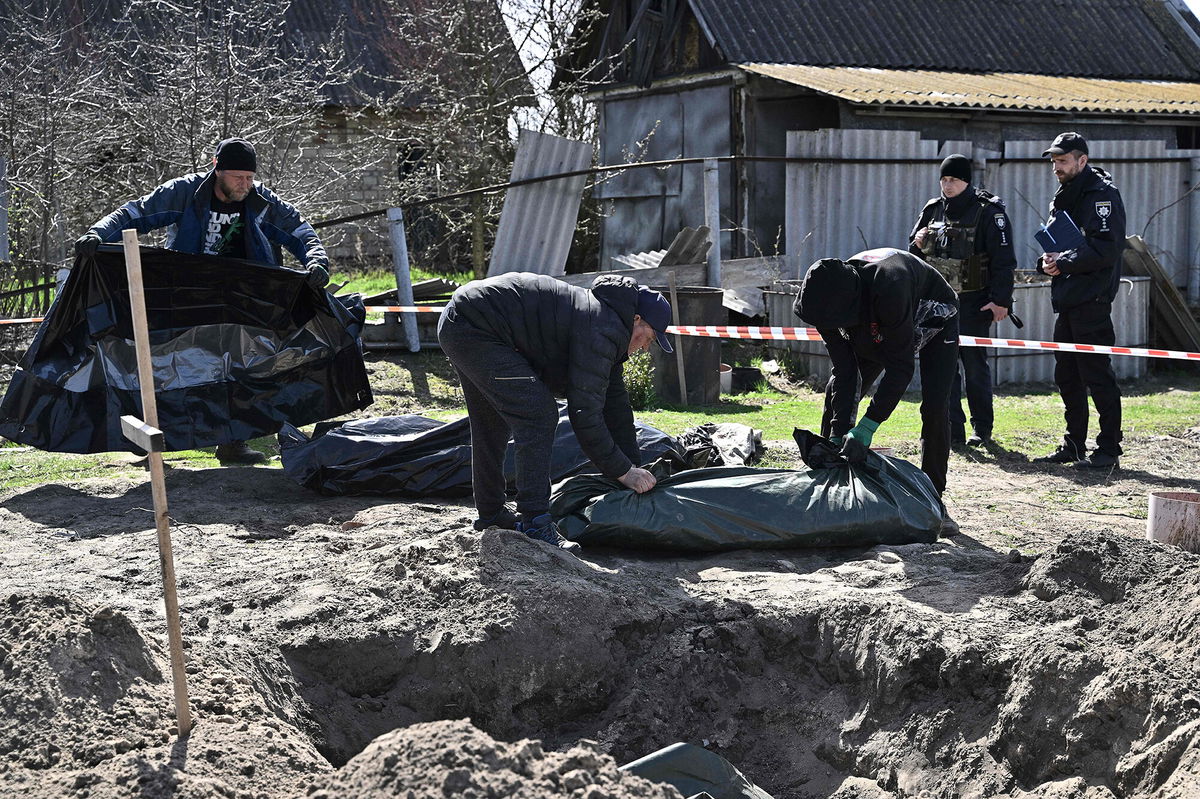 <i>Genya Savilov/AFP/Getty Images</i><br/>Leading experts accuse Russia of inciting genocide in Ukraine and intending to 'destroy' Ukrainian people.