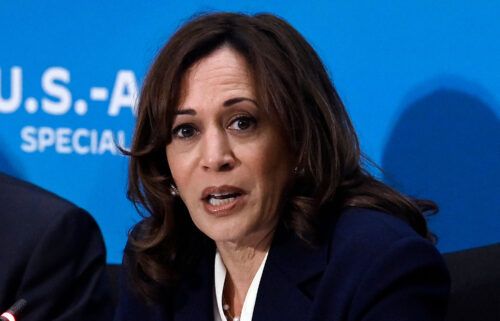 Vice President Kamala Harris said May 19 that the Supreme Court's draft majority opinion that would overturn the landmark Roe v. Wade ruling is part of a "war" on women's rights