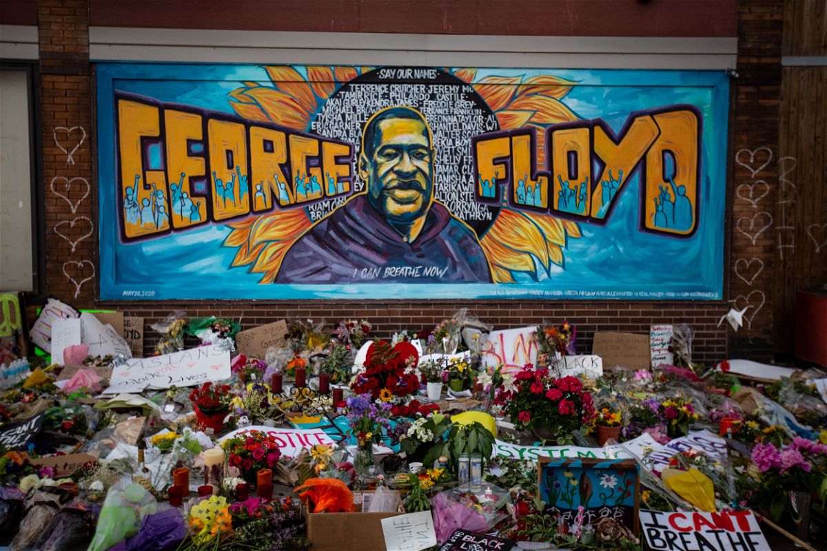 <i>Jason Armond/Los Angeles Times/Getty Images</i><br/>George Floyd is a symbol for the racial equality fight