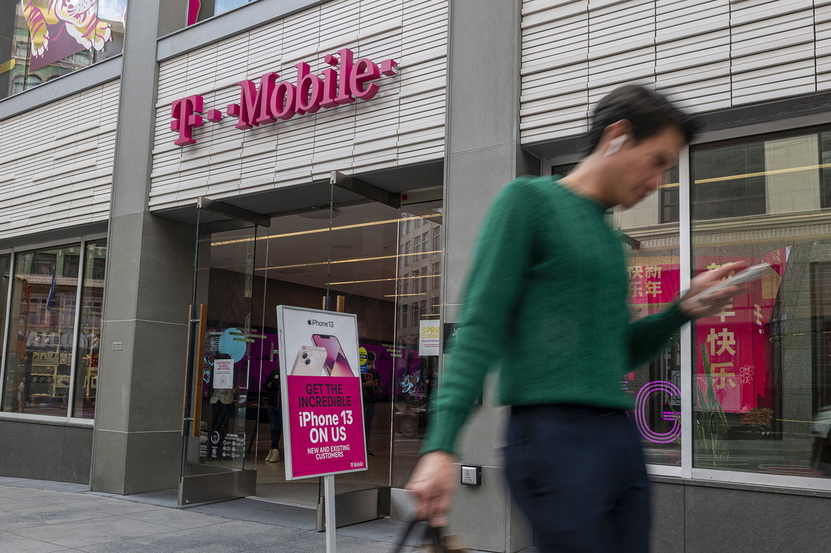 <i>David Paul Morris/Bloomberg/Getty Images</i><br/>A T-Mobile store in San Francisco