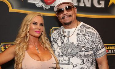 Ice T and Coco are criticized for having their 6-year-old daughter in a stroller during a family vacation.