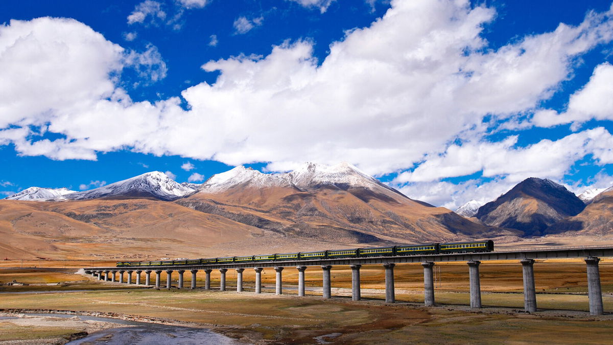 <i>Sino Images/500px Asia/Getty Images</i><br/>The Qinghai-Tibet Railway is sometimes called the 