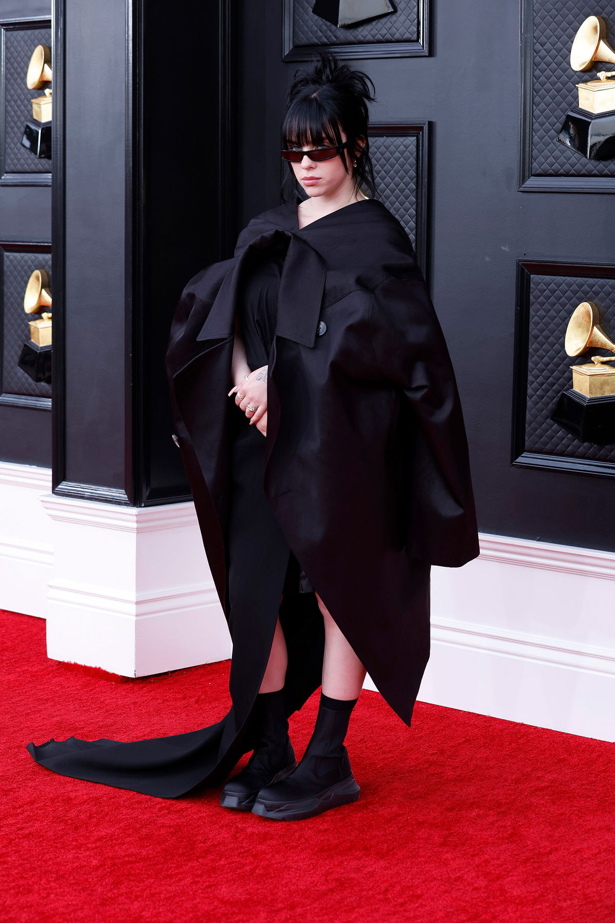 <i>Frazer Harrison/Getty Images for The Recording Academy</i><br/>Billie Eilish pictured on April 3