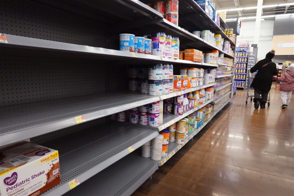 President Joe Biden's West Wing has been thrown into crisis mode over a nationwide shortage of baby formula, with top aides undertaking efforts to restock grocery store shelves while coming under fire for a mess they didn't create.