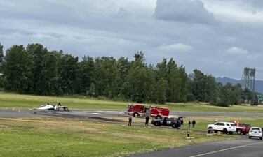 Emergency crews have responded to the Pearson Field Airport in Vancouver after a plane crashed Tuesday morning.