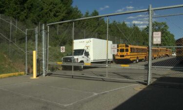 A child who did not come home after attending school on Monday was found inside a school van that had been returned to the bus yard at the end of its route