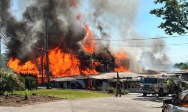 No injuries reported after large fire breaks out at boys summer camp.