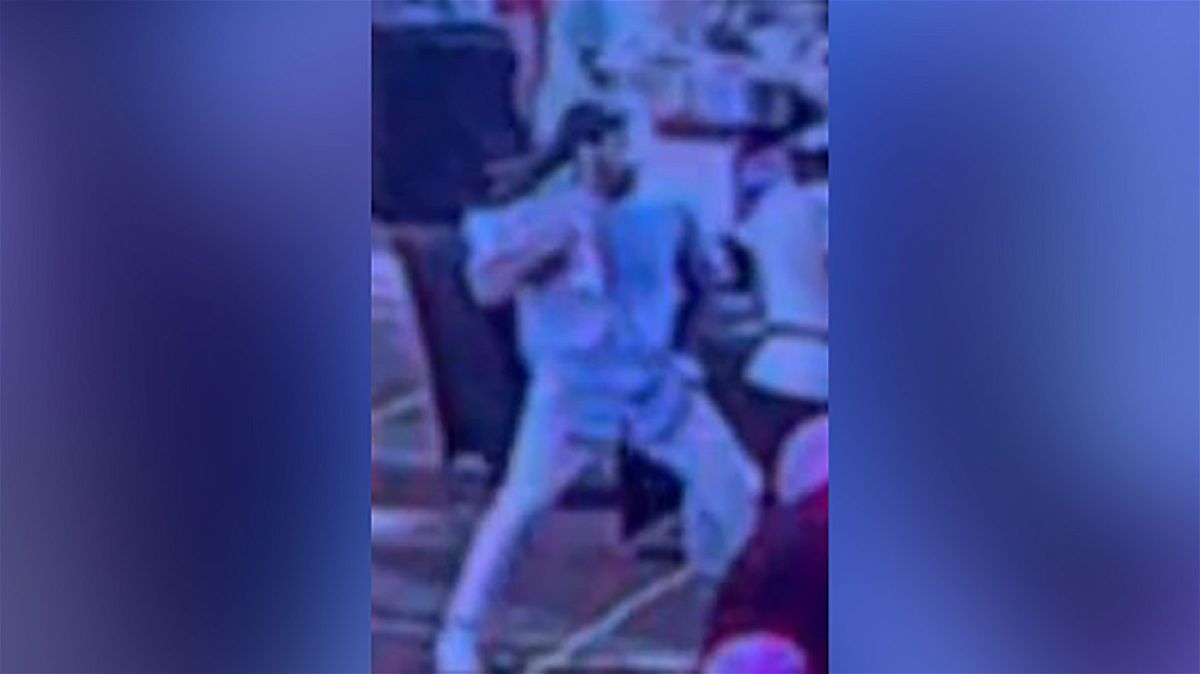 Police in Louisville, Kentucky, are searching for a suspect they believe punched the city's mayor at a popular downtown event complex Saturday.  (Louisville Metro Police Dept.)