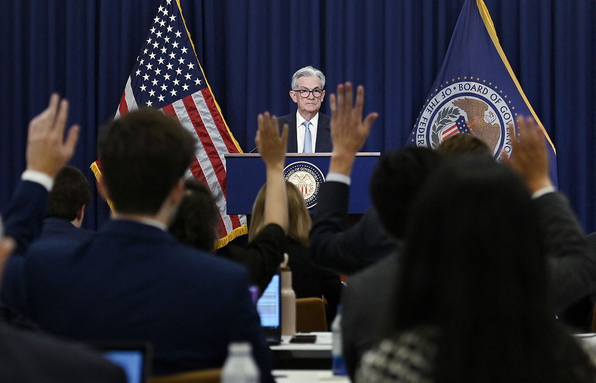<i>Olivier Douliery/AFP/Getty Images</i><br/>Federal Reserve chair Jerome Powell
