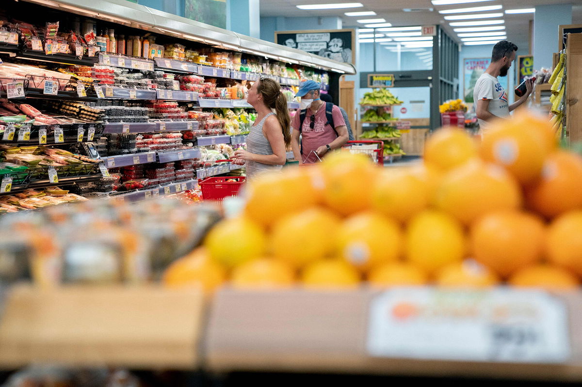 <i>Stefani Reynolds/AFP/Getty Images</i><br/>US consumer sentiment hit a new record low in June amid growing concerns about inflation