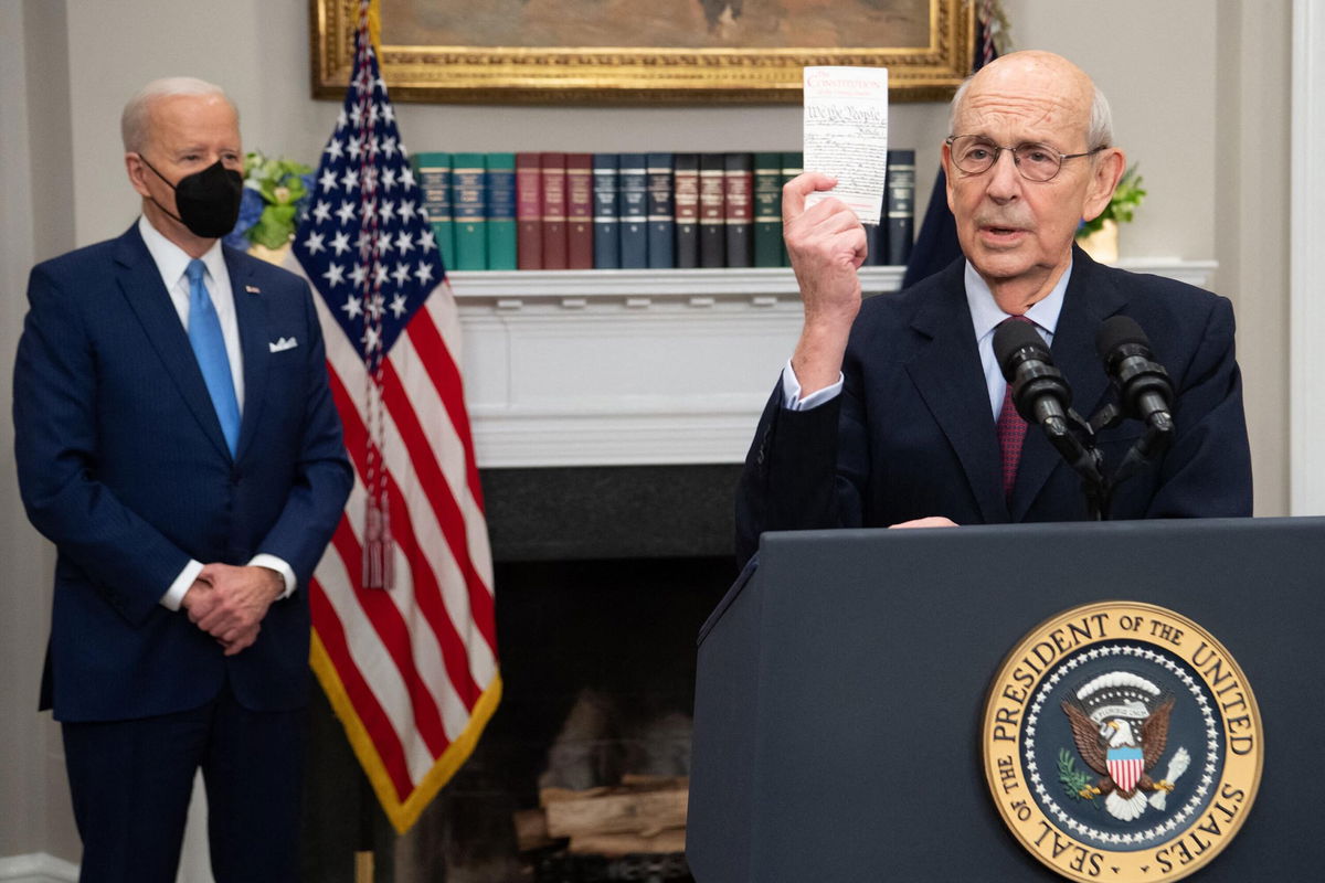 <i>Saul Loeb/AFP/Getty Images</i><br/>Justice Stephen Breyer