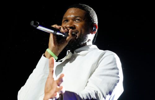 Usher performs at the 2022 Something in the Water Music Festival on Independence Avenue on June 17
