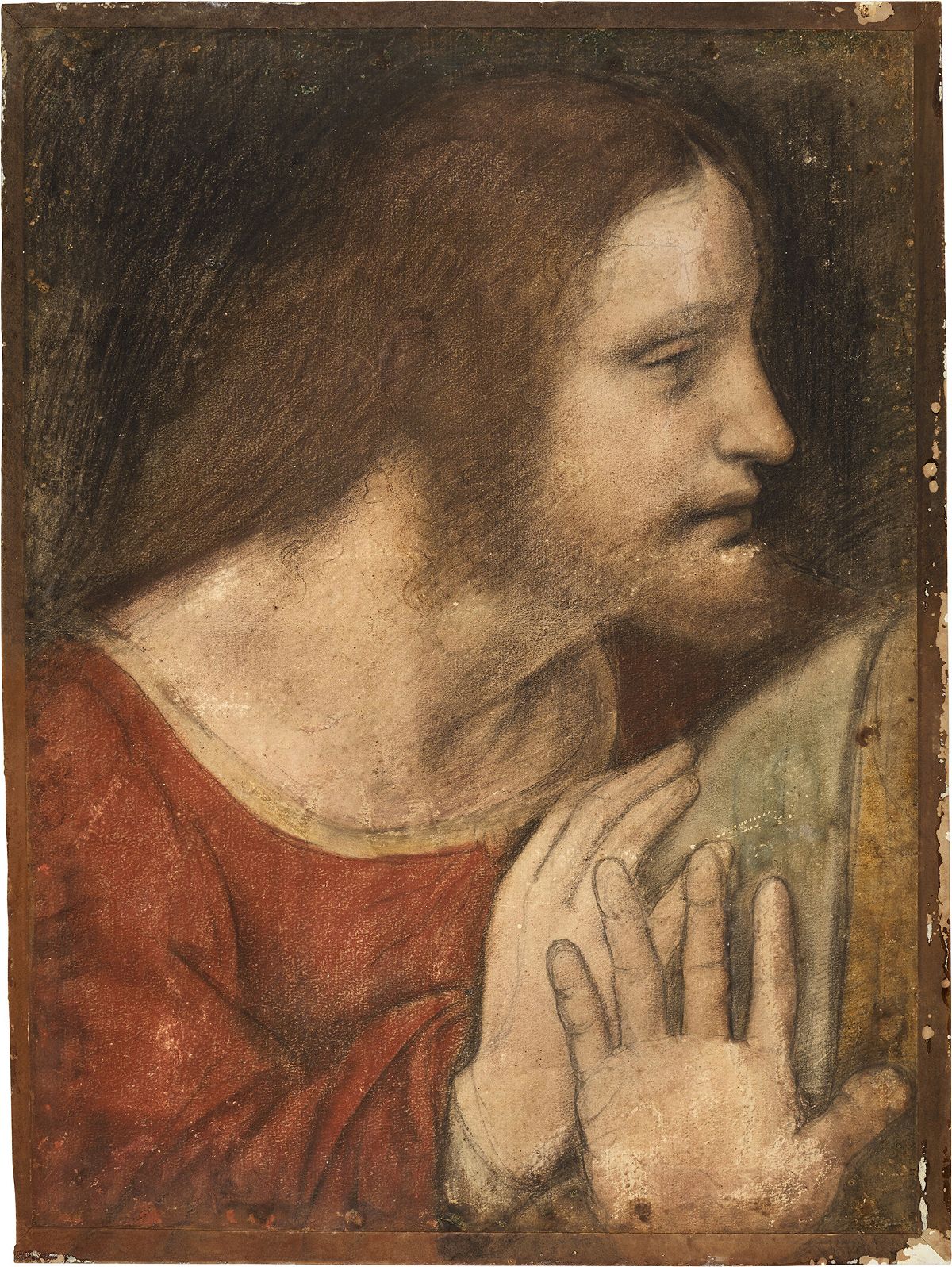 <i>Sotheby's London</i><br/>Two chalk and pastel studies of Leonardo da Vinci's 