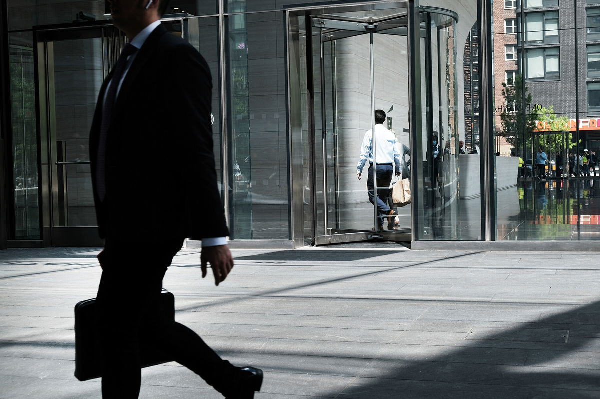 <i>Spencer Platt/Getty Images</i><br/>The number of workers being fired or laid off has hit the lowest point on record