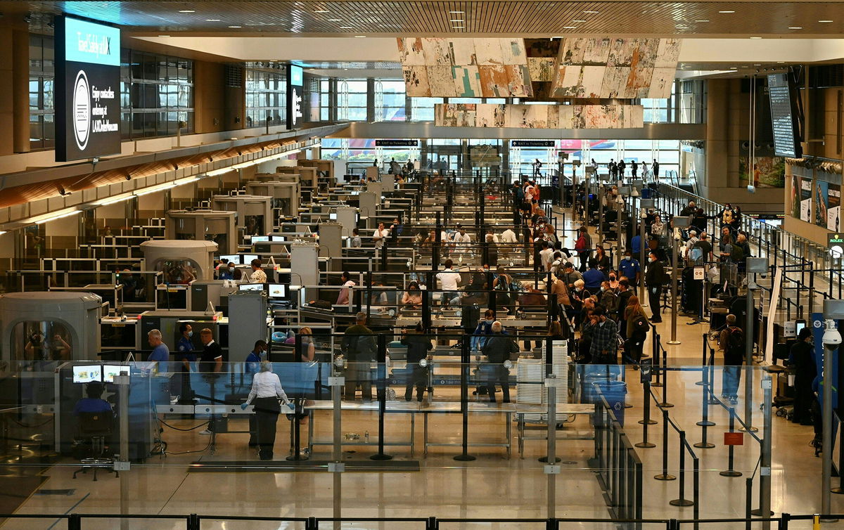 <i>Daniel Slim/AFP/Getty Images</i><br/>Air travel is returning to normal Monday after several days of widespread flight cancellations due to weather and staffing issues