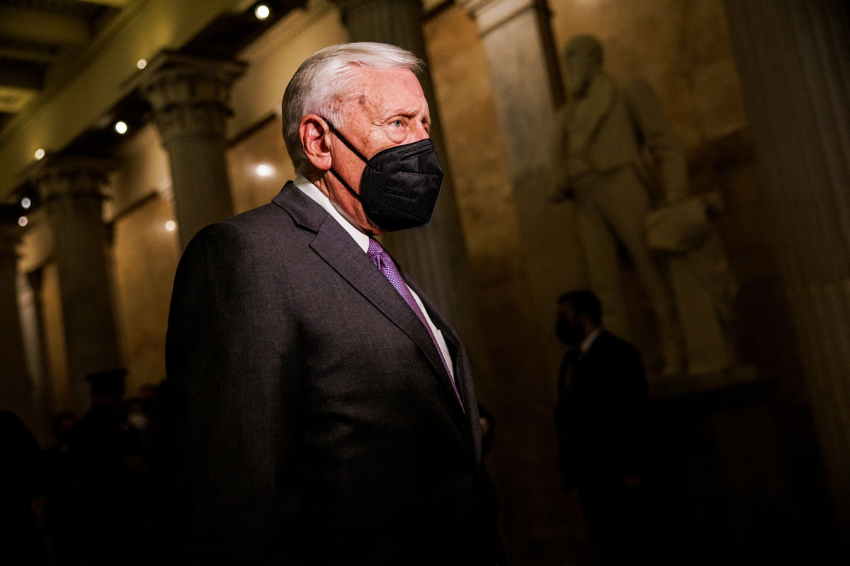 <i>Samuel Corum/Getty Images</i><br/>A bipartisan Senate-passed bill that would expand security protection to the immediate family members of Supreme Court justices has stalled in the House.