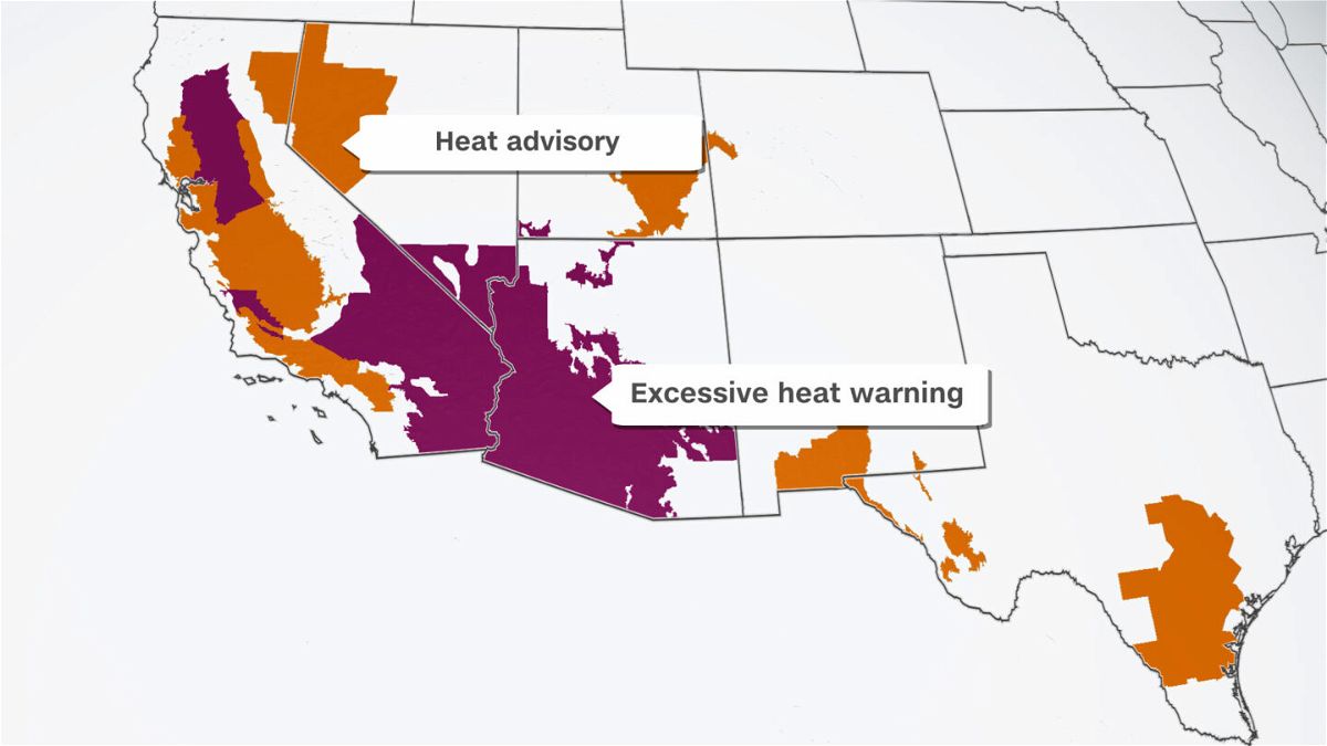 <i>CNN Weather</i><br/>Deadly hot weather peaks in California on Friday as the stifling heat marches east through the weekend.