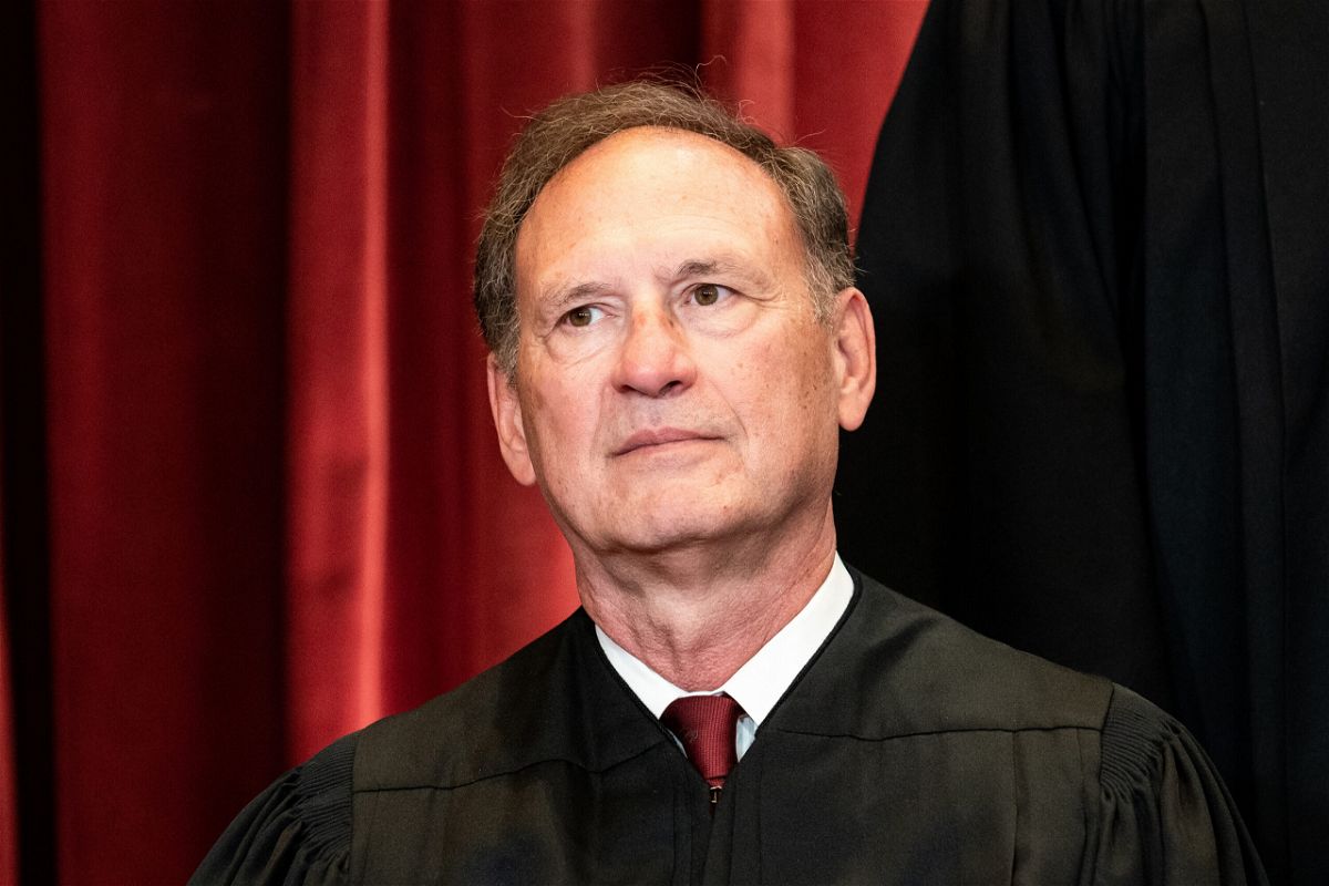 <i>Erin Schaff/Pool/Getty Images</i><br/>Justice Samuel Alito criticized his liberal colleagues on June 23 for their dissent in the US Supreme Court ruling on New York state's gun law.