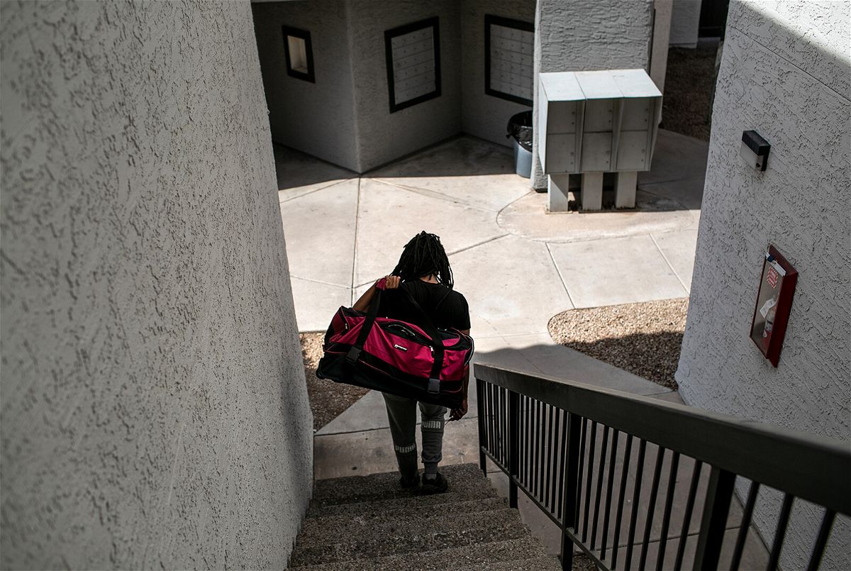 <i>John Moore/Getty Images</i><br/>Millions of people struggled to pay their rent during the pandemic. But that hardship fell disproportionately on renters of color