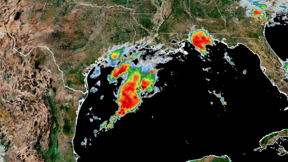 <i>CNN Weather</i><br/>The Atlantic hurricane season is becoming more active with a disturbance set to drench coastal Texas