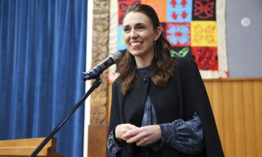 New Zealand Prime Minister Jacinda Ardern speaks during a visit to Wainuiomata Intermediate to mark Matariki in Wellington