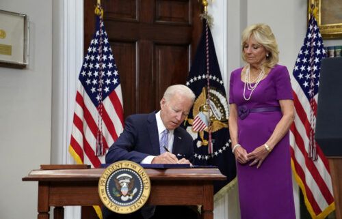 President Joe Biden pictured here