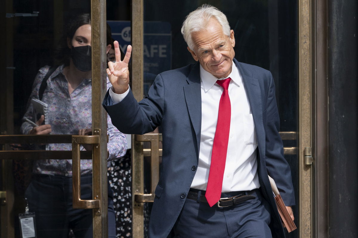 <i>Jacquelyn Martin/AP</i><br/>Former Trump White House trade adviser Peter Navarro pleaded not guilty to contempt of Congress charges on June 17 after not cooperating with the House's ongoing January 6 investigation.