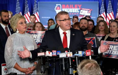 Republican gubernatorial primary candidate Darren Bailey