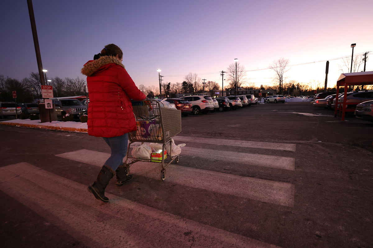 <i>Michael Loccisano/Getty Images</i><br/>The US economy shrank 1.6% in the first quarter