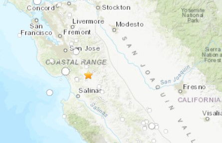 3.1 earthquake detected near Gilroy – KION546