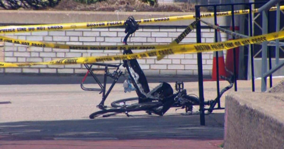 <i>WBZ</i><br/>A bicyclist who collided with a dump truck in Boston on Wednesday has died.