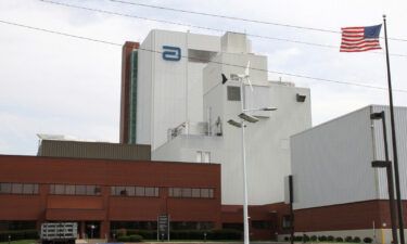 An Abbott Laboratories manufacturing plant is shown in Sturgis