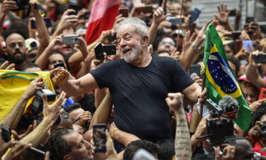 Former president Luis Inacio Lula da Silva