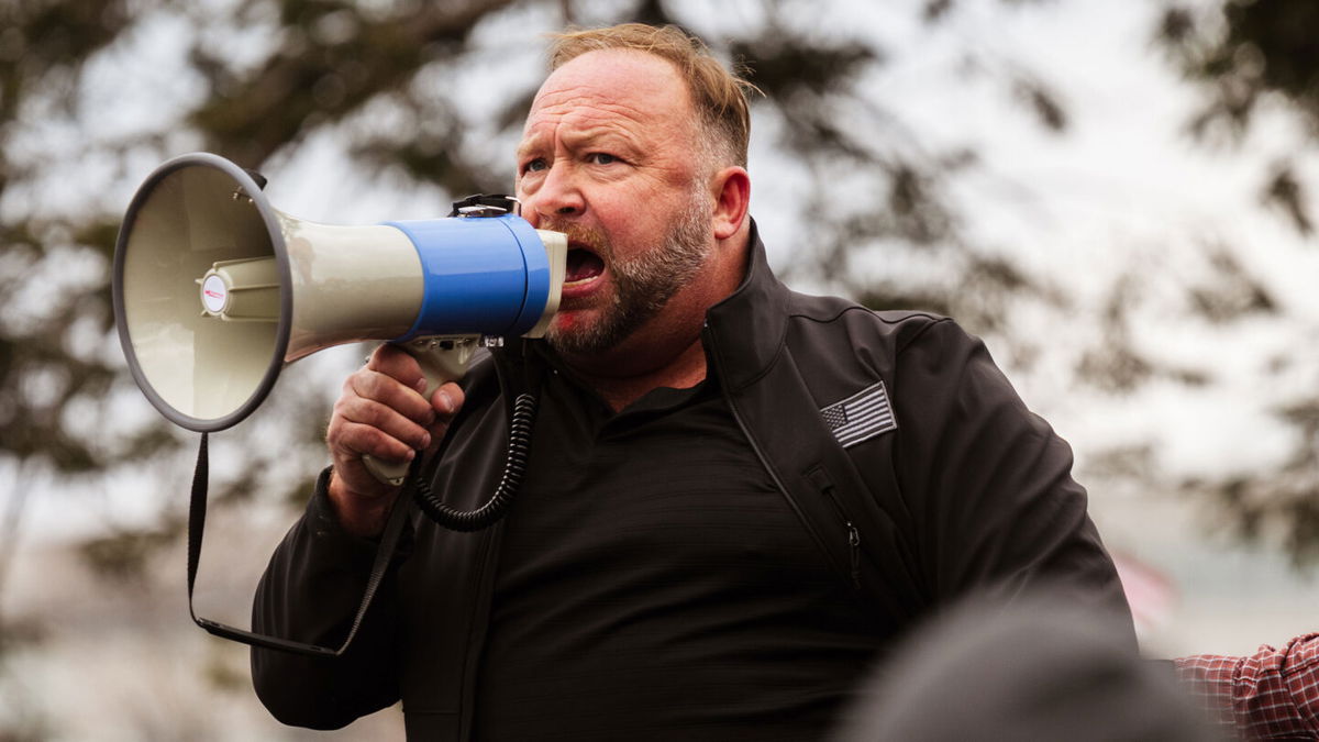 <i>Jon Cherry/Getty Images</i><br/>Alex Jones