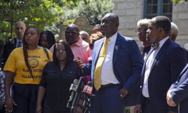 Attorney Ben Crump speaks at a news conference Friday regarding the death of Brianna Grier.